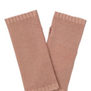 Cashmere fingerless gloves